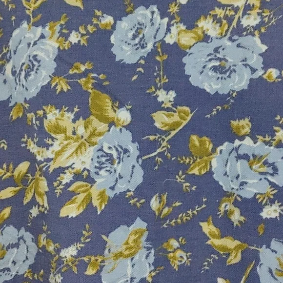 Vtg Floral Button-Up Shirt Women's LG Cotton Lightweight Relaxed Fit Oversized - Picture 6 of 6